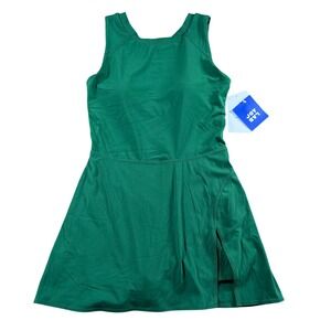 JoyLab Active athletic dress Arugula Green NEW small Built-in Shorts Side Pocket